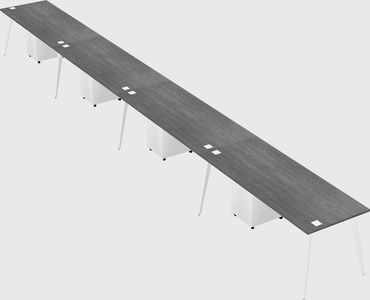 Modern rectangular office desk
