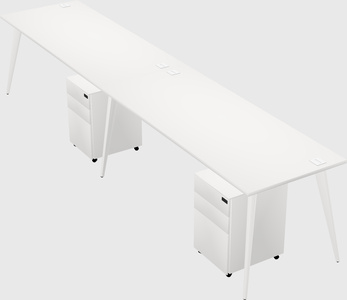 Modern rectangular office desk