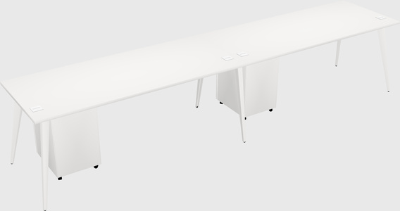 Modern rectangular office desk