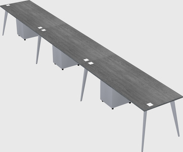 Modern rectangular office desk