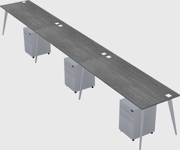 Modern rectangular office desk