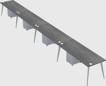 Modern rectangular office desk