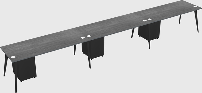 Modern rectangular office desk