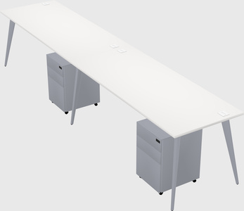 Modern rectangular office desk
