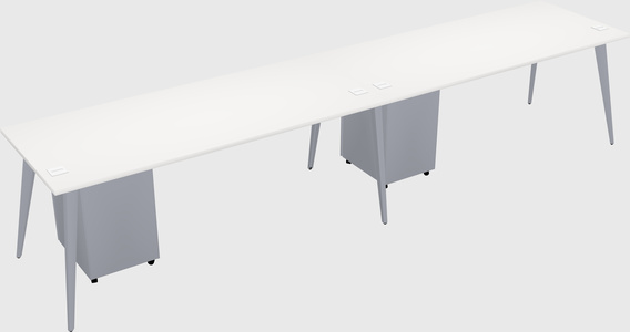 Modern rectangular office desk
