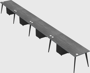 Modern rectangular office desk