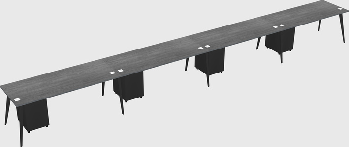 Modern rectangular office desk