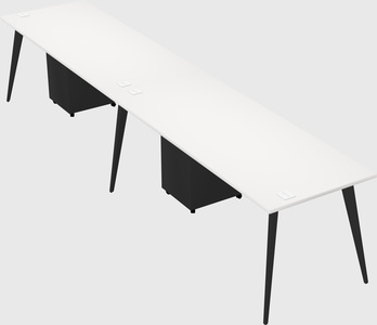 Modern rectangular office desk
