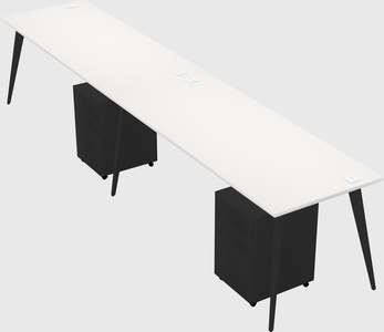 Modern rectangular office desk