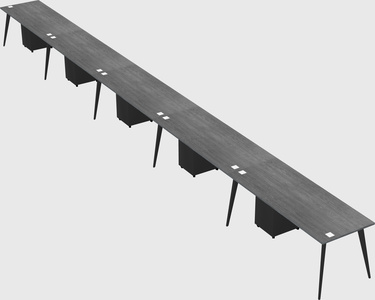 Modern rectangular office desk