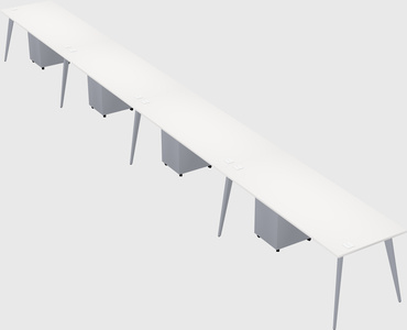 Modern rectangular office desk