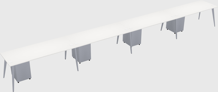Modern rectangular office desk