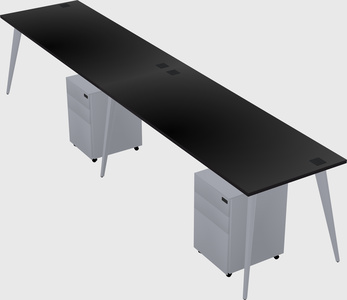 Modern rectangular office desk