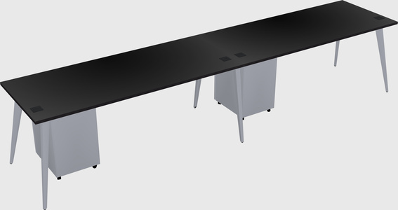 Modern rectangular office desk