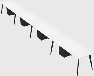 Modern rectangular office desk