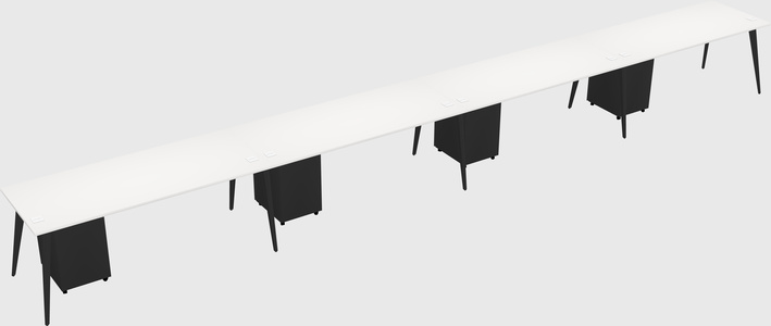 Modern rectangular office desk