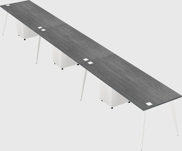 Modern rectangular office desk