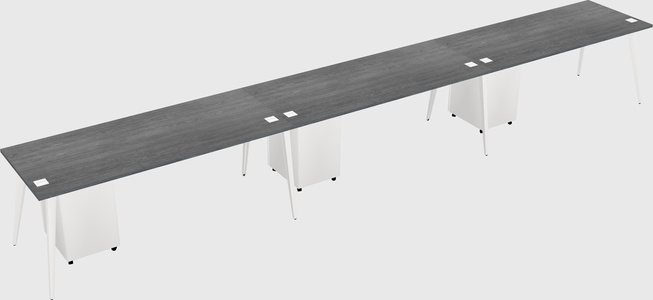 Modern rectangular office desk
