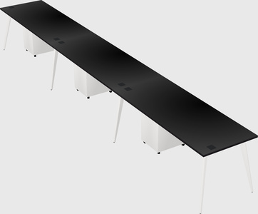 Modern rectangular office desk