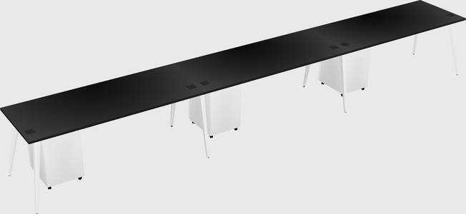 Modern rectangular office desk