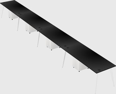 Modern rectangular office desk