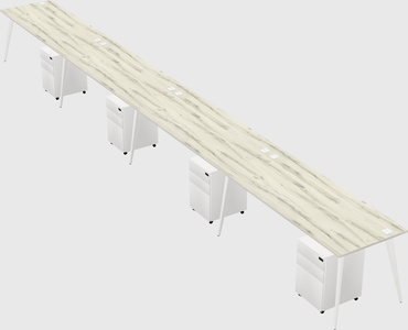 Modern rectangular office desk
