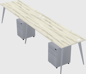 Modern rectangular office desk