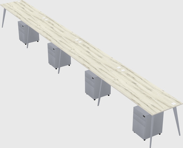 Modern rectangular office desk