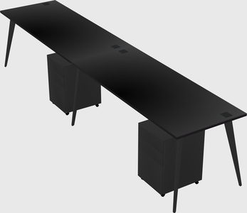 Modern rectangular office desk