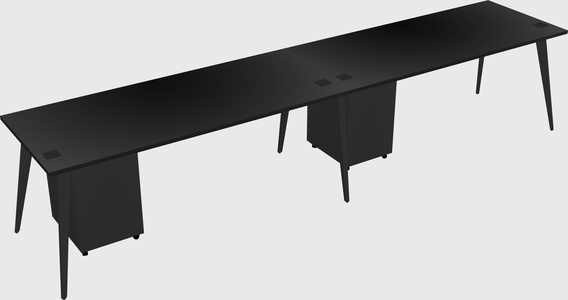 Modern rectangular office desk