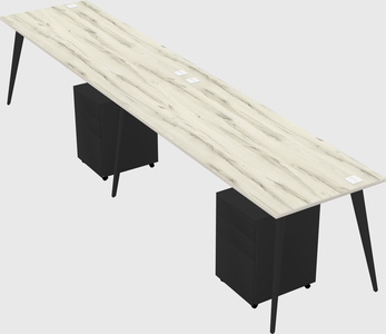 Modern rectangular office desk