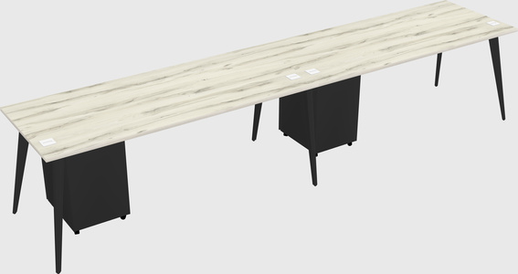 Modern rectangular office desk
