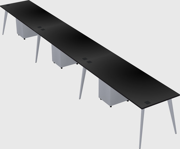 Modern rectangular office desk