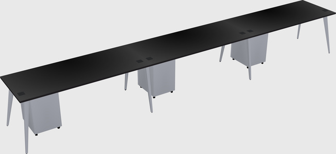 Modern rectangular office desk