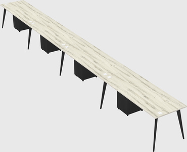 Modern rectangular office desk