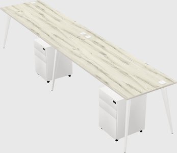 Modern rectangular office desk
