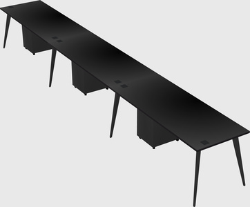 Modern rectangular office desk