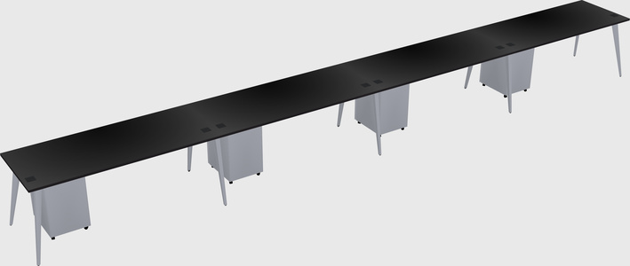 Modern rectangular office desk