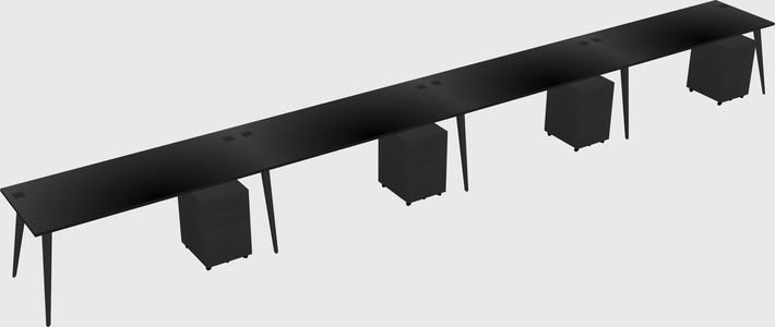 Modern Rectangular Office Desk