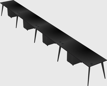 Modern rectangular office desk