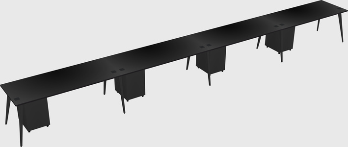 Modern rectangular office desk