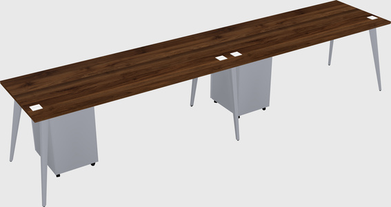 Modern rectangular office desk