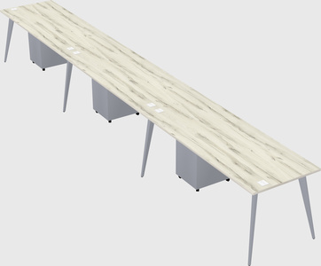 Modern rectangular office desk