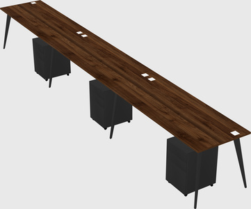 Modern rectangular office desk