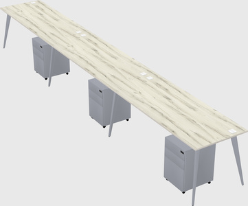 Modern rectangular office desk