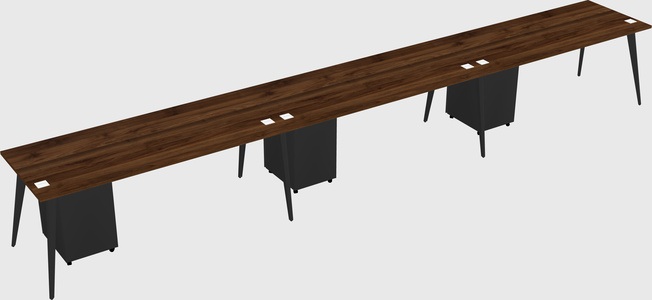 Modern rectangular office desk