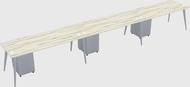 Modern rectangular office desk