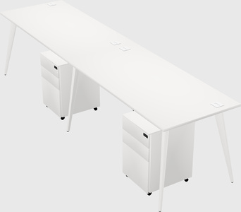 Modern rectangular office desk