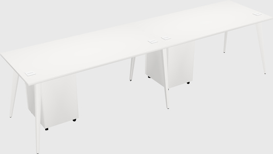 Modern rectangular office desk