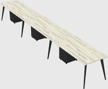 Modern rectangular office desk